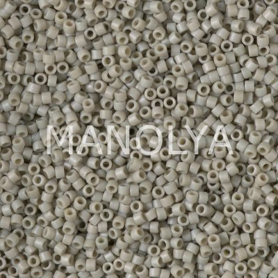 DB2282-MIYUKI 11/0 DELICA FROST OP GLAZE GRAY