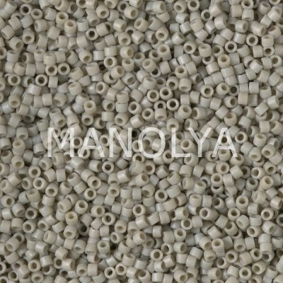 DB2282-MIYUKI 11/0 DELICA FROST OP GLAZE GRAY