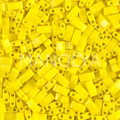 HTL404 Miyuki Half Tila Opaque Yellow (Yarım Tila 404)