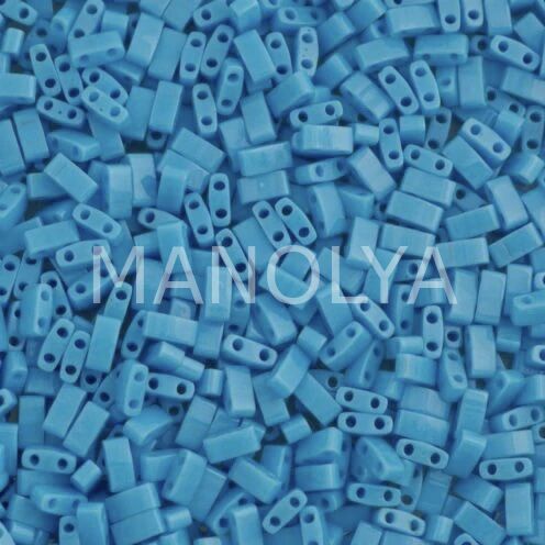 HTL413 Miyuki Half Tila Opaque Light Blue (Yarım Tila 413)