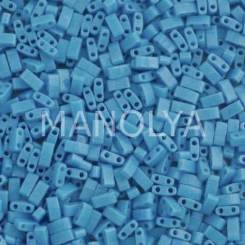 HTL413 Miyuki Half Tila Opaque Light Blue (Yarım Tila 413)
