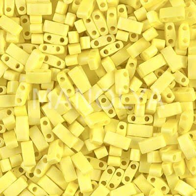 HTL404FR Miyuki Half Tila Opaque Matte Yellow AB (Yarım Tila 404FR)