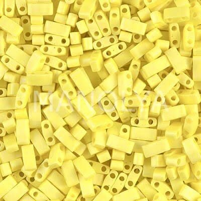 HTL404FR Miyuki Half Tila Opaque Matte Yellow AB (Yarım Tila 404FR)
