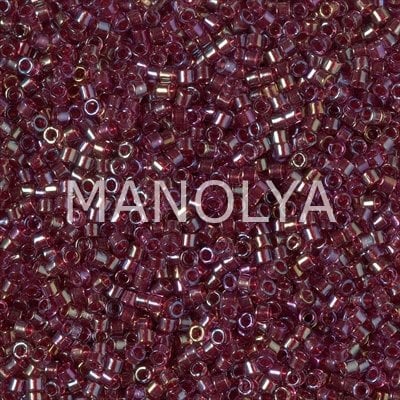 DB2375-MIYUKI DELICA BD FANCY LINED RUST