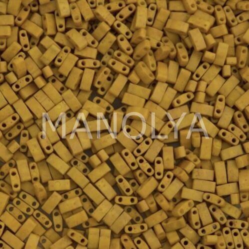 HTL2312 Miyuki Half Tila Opaque Matte Mustard (Yarım Tila 2312)