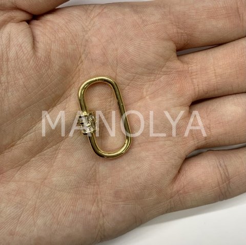 2,8cm. NOKTALI ELİPS ZİNCİR APARATI