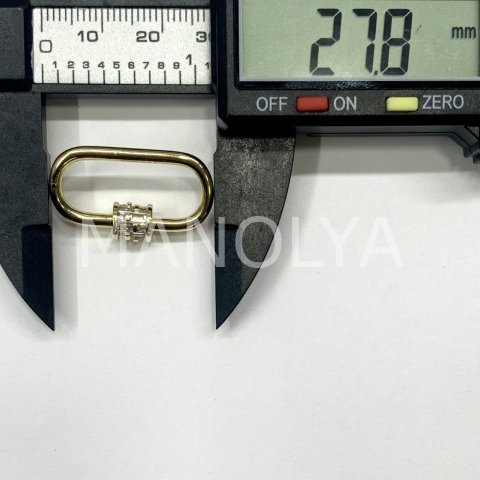 2,8cm. NOKTALI ELİPS ZİNCİR APARATI