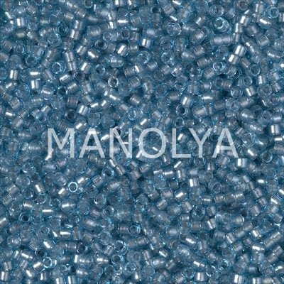DB2383-MIYUKI DELICA BD FANCY LINED SILVER SKY