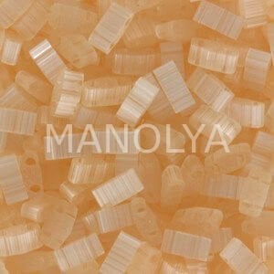 HTL2552 Miyuki Half Tila Silk Pale Peach (Yarım Tila 2552)