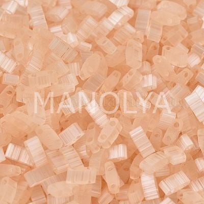 HTL2555 Miyuki Half Tila Silk Pale Light Coral (Yarım Tila 2555)