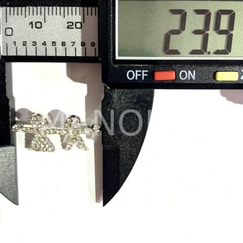 2,4cm. ZİRKONLU KIZ ERKEK FİGÜRÜ
