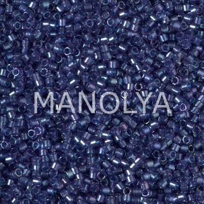 DB2386-MIYUKI DELICA BD FANCY LINED HAN BLUE