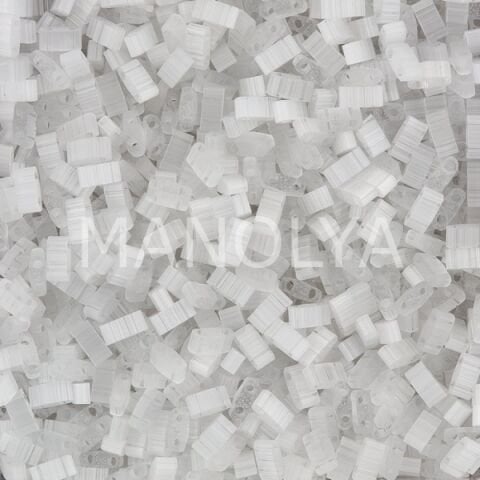HTL2595 Miyuki Half Tila Silk Pale Shadow (Yarım Tila 2595)