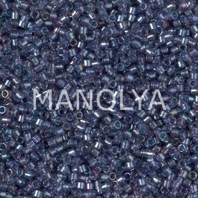 DB2387-MIYUKI DELICA BD FANCY LINED ANCHOR GRAY