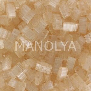 HTL2593 Miyuki Half Tila Silk Pale Light Orange (Yarım Tila 2593)