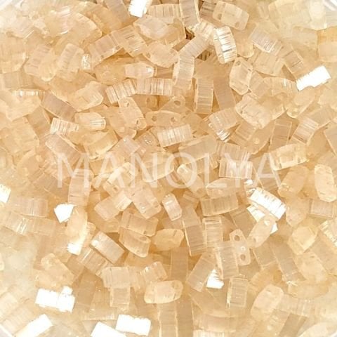 HTL2593 Miyuki Half Tila Silk Pale Light Orange (Yarım Tila 2593)