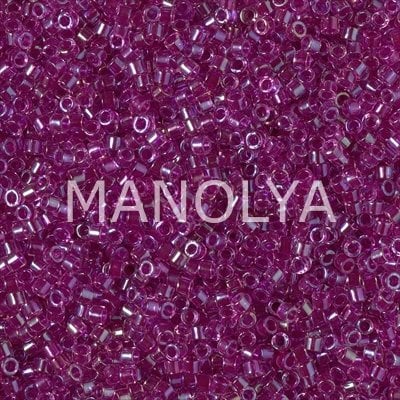 DB2389-MIYUKI DELICA BD FANCY LINED MAGENTA