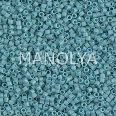 DB375-DELICA BD MATTE MTLC LT.AQUA
