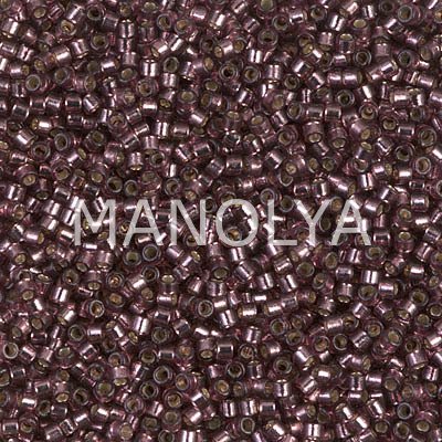 DB2170-MIYUKI DELICA BD FANCY LINED CHAMPAGNE