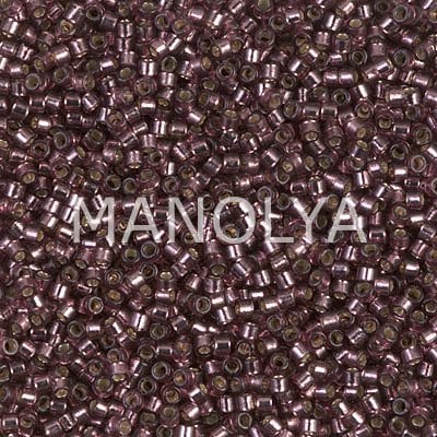 DB2170-MIYUKI DELICA BD FANCY LINED CHAMPAGNE