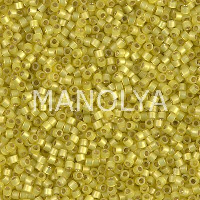 DB2187-MIYUKI 11/0 DELICA S/L DURACOAT S/F CITRON