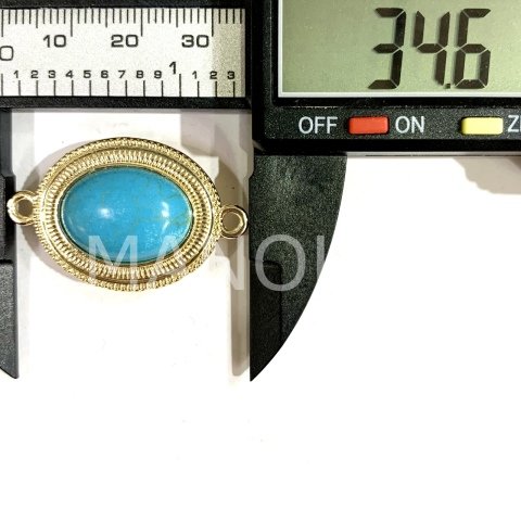 3,5cm. ELİPS TURKUAZ BİLEKLİK APARATI