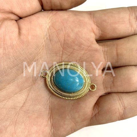 3,5cm. ELİPS TURKUAZ BİLEKLİK APARATI