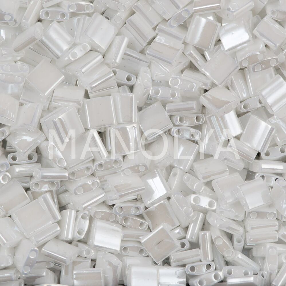 TL420 Miyuki Tila White Pearl (Tam Tila 420)