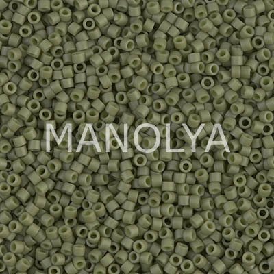 DB391-DELICA BEAD MATTE OP OLIVE