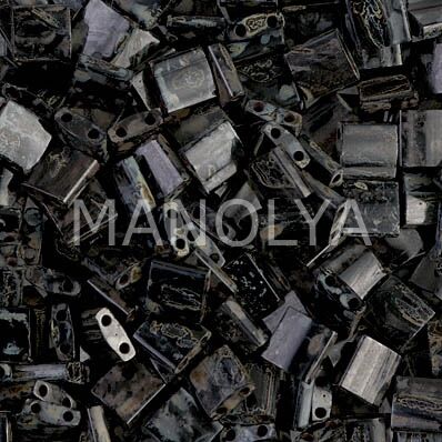TL4511 Miyuki Tila Opaque Picasso Smoky Black (Tam Tila 4511)