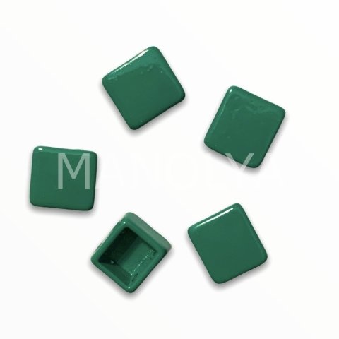 7x8mm KOYU YEŞİL KARE YATAY DOMİNO
