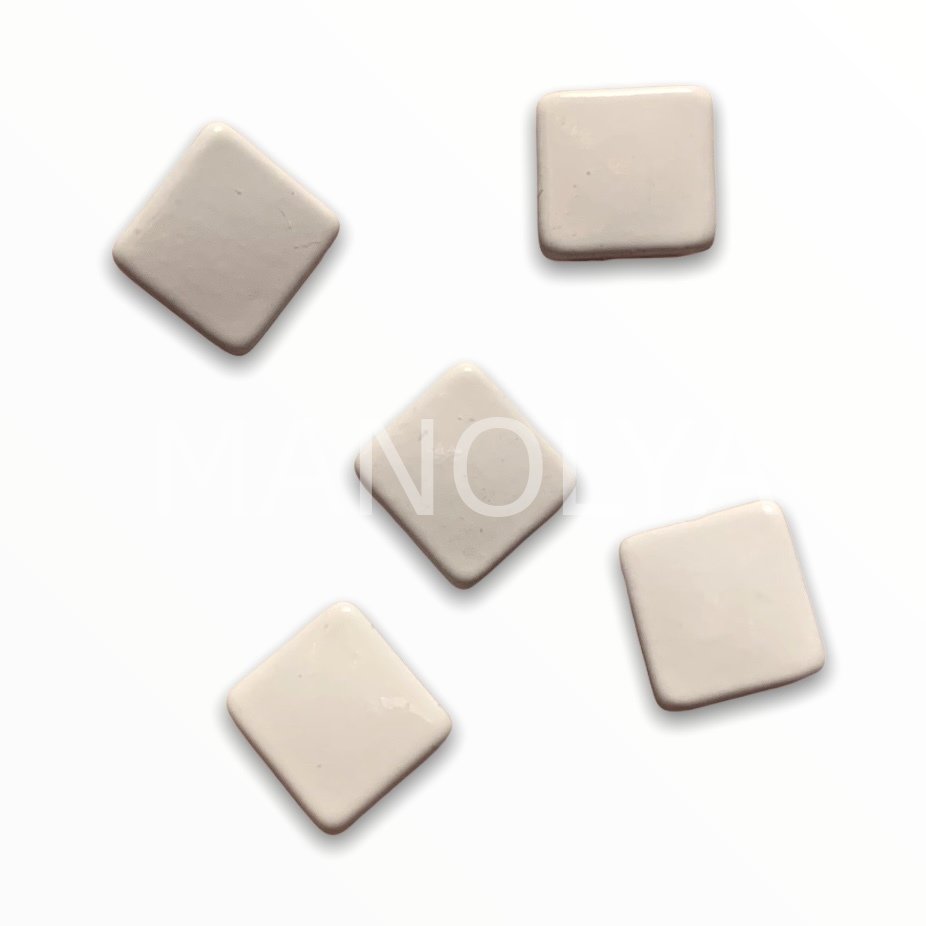 7x8mm BEYAZ KARE YATAY DOMİNO