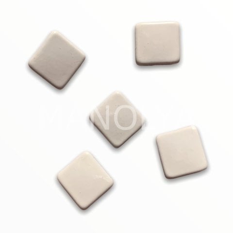 7x8mm BEYAZ KARE YATAY DOMİNO