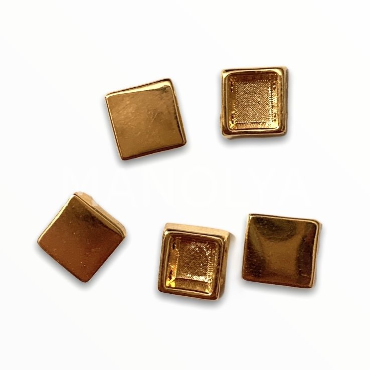 7x8mm ALTIN KARE YATAY DOMİNO