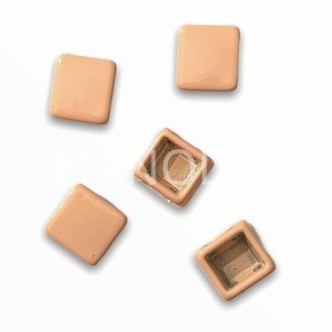 7x8mm BEJ KARE YATAY DOMİNO