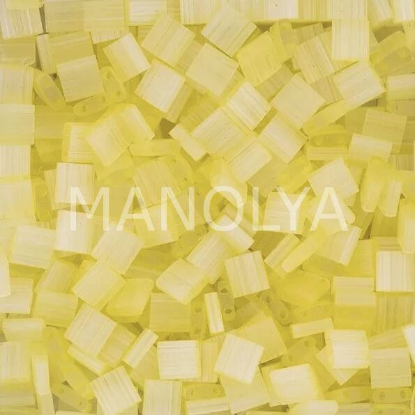 TL2554 Miyuki Tila Silk Pale Yellow (Tam Tila 2554)
