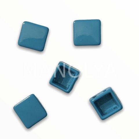 7x8mm MAVİ KARE YATAY DOMİNO