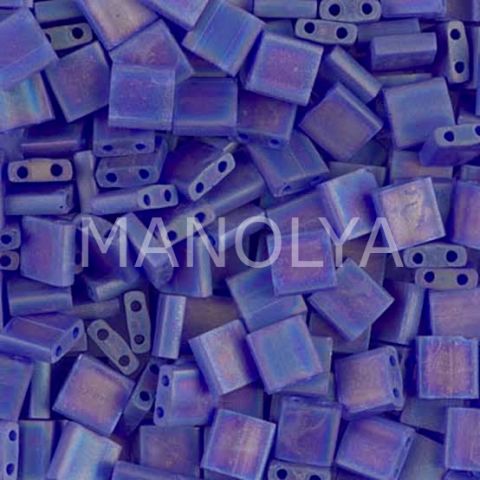 TL151FR Miyuki Tila Matte Transparent Cobalt AB (Tam Tila 151FR)