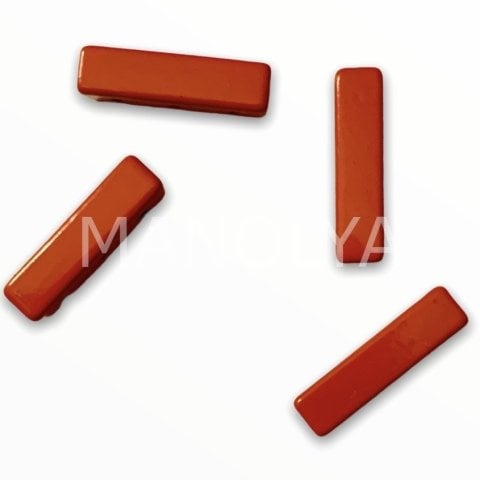 15x4mm KİREMİT RENGİ ÇUBUK DOMİNO