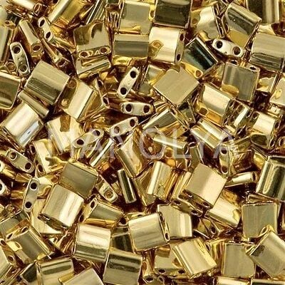 TL191 Miyuki Tila 24kt Gold Plated (Tam Tila 191)