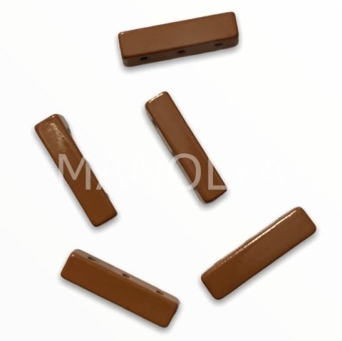 15x4mm. KAHVERENGİ ÇUBUK DOMİNO