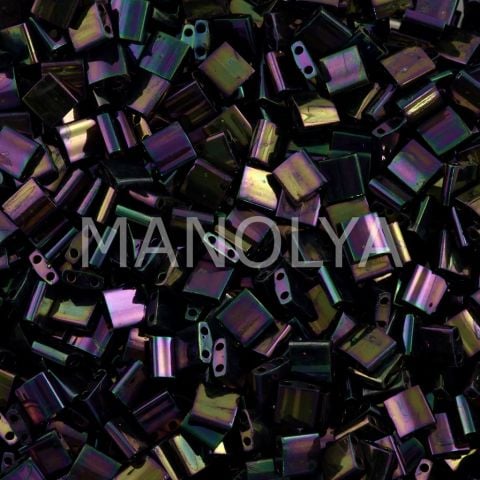 TL454 Miyuki Tila Metallic Dark Plum Iris (Tam Tila 454)