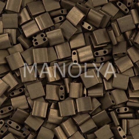 TL2006 Miyuki Tila Matte Metallic Dark Bronze (Tam Tila 2006)
