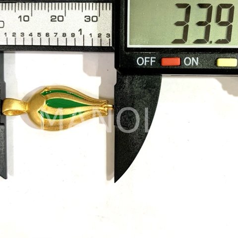 3,4cm. ORTA BOY LALE KOLYE UCU