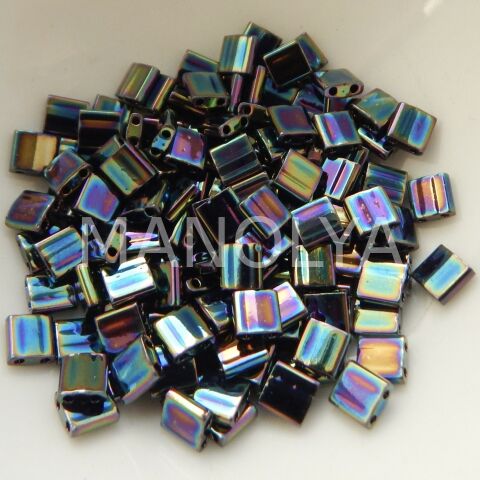 TL455 Miyuki Tila Metallic Blue Purple Green (Tam Tila 455)