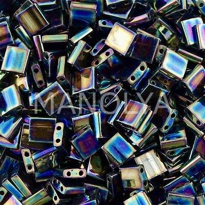 TL455 Miyuki Tila Metallic Blue Purple Green (Tam Tila 455)