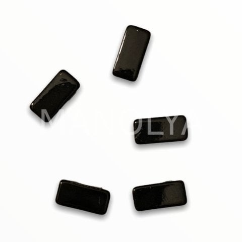 7x4mm. SİYAH YATAY ÇUBUK DOMİNO
