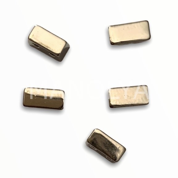7x4mm GÜMÜŞ YATAY ÇUBUK DOMİNO