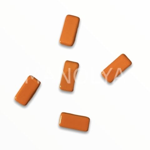 7x4mm TURUNCU YATAY ÇUBUK DOMİNO