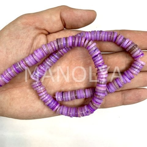 8mm. LİLA SEDEF DİZİ
